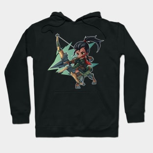 Monster Hunter World Chibi Bow Hoodie